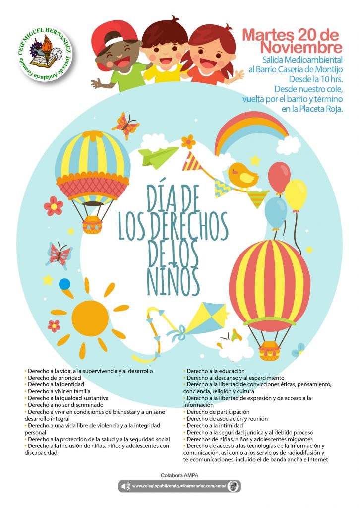 martes 20/Día de los Derechos de los Niños